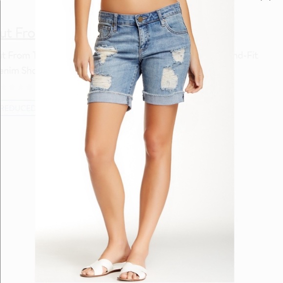 kut from the kloth katy boyfriend shorts